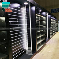 Vitrine de présentation pour boutique de tabac, porte en verre, étagères multi-niveaux, verrouillable, présentoir à cigarettes