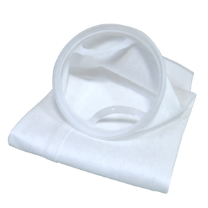 Sac en tissu filtre Polyester/PE avec anneau en acier, 100 microns 150 microns <span class=keywords><strong>200</strong></span> microns pour la Filtration de l'eau - Product Image 1