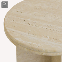 Runder Couch tisch aus Natur höhlen stein, High-End-Gefühl, Couch tisch im Wohnzimmer, Beistell tisch, kreativer kleiner Couch tisch