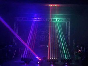 Luz Móvil para Discoteca y Eventos RGBW 4 en 1 de 5x40W, Luz de Escenario para DJ con Control de Píxeles Blancos de 6x20W, Efecto Beam Wash LED Gold Finger Beyond Lighting - Product Image 4