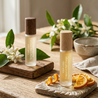 MULAN OEM ODM Marque Privée 10ml Mini Huile Essentielle Parfumée Fruitée pour Soin des Mains et des Ongles Hydratante Lissante Roll-on