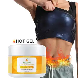 Private Label OEM natürliche organische Schweiß gel Fett verbrennung Magen abnehmen Körper creme zur Gewichts reduktion Cellulite Entfernung