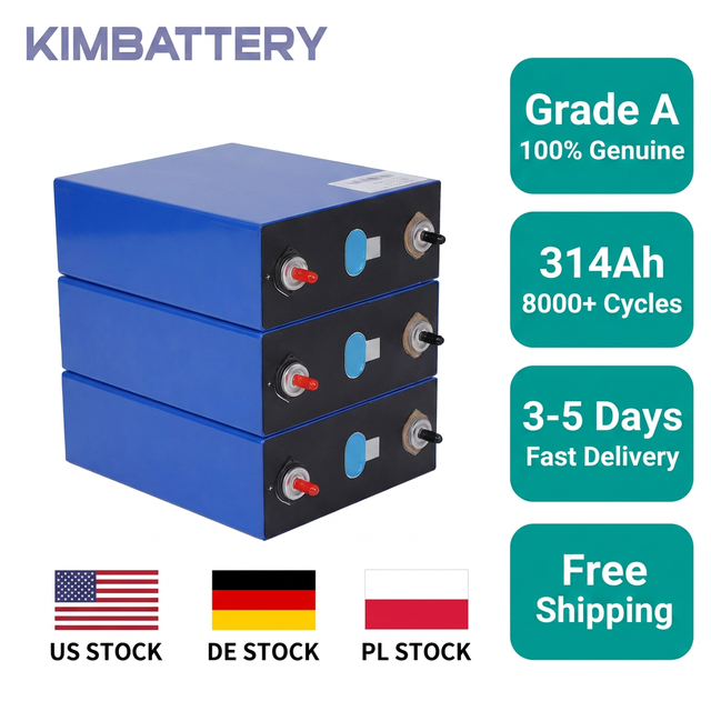 For MB31 LiFePO4 314Ah Battery Pack for Solar/Electric Vehicles-8000 Cycles -35C to 65C Operating Temp