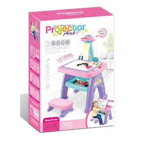 <span class=keywords><strong>2</strong></span> in 1 projektör masa oyuncak eğitici projeksiyon çizim kurulu eğitim masası ile projektör çocuklar için - Product Image 3