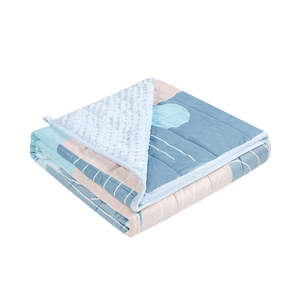 Manta de alta calidad para terapia de <span class=keywords><strong>autismo</strong></span>, con cubierta extraíble, peso de 12lbs, Minky Dot - Product Image 4