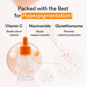 Logotipo personalizado Vegan Face Skin Soro Vitamina C PDRN Peptídeo Anti-Rugas Clareamento Hidratante Colágeno Cápsula Soro - Product Image 2