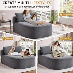 <strong>2026</strong> <strong>New</strong> Global Best Seller Extendable Vacuum Compressed Sofa with Chaise for Living Room &amp; Hotel Use in Boxes - Product Image 5