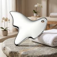 Outil multifonctionnel Gua Sha en acier inoxydable 304 OEM pour lifting du visage, raclage corporel, drainage lymphatique et massage par acupression