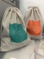 Sacs en lin naturel, idéaux pour le pain fait maison, non blanchis, réutilisables, pour le stockage alimentaire, cadeau de maison neuve, mariage