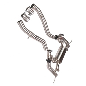 76MM High Performance 304 Stainless Steel Axle <b>Back</b> Exhaust Pipe Applicable for 2021-2024 BMW M3.M4 G80 G82 S55B30A - Product Image 4