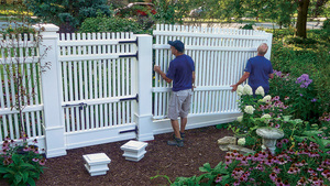 Clôture en PVC Prima Conception personnalisée Multi Style Jardin Film <span class=keywords><strong>rigide</strong></span> Machine de fabrication d'herbe Clôture en bambou Clôture en PVC Prima - Product Image 6