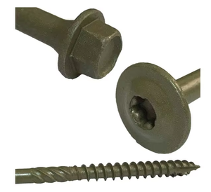 Tornillos antirrobo Zhejiang para paisajismo y construcción de madera, tamaño completo, tornillos verdes para vigas de ferrocarril, ovalados, de alta resistencia, métricos para madera. - Product Image 1