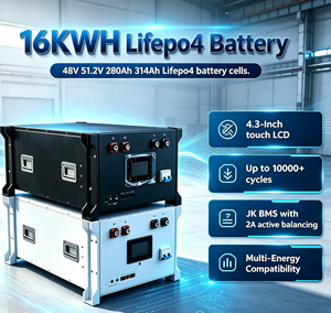 แบตเตอรี่ WH Lifepo4 แพ็ค 48V 51.2V 100Ah 200Ah 314Ah 10KWH 16kwh <span class=keywords><strong>กล่อง</strong></span>เก็บพลังงานภายใน<span class=keywords><strong>บ</strong></span>้าน พร้อมระบ<span class=keywords><strong>บ</strong></span> BMS ในตัว 8000+ รอ<span class=keywords><strong>บ</strong></span>การใช้งาน เซลล์เกร<span class=keywords><strong>ด</strong></span> A - Product Image 2