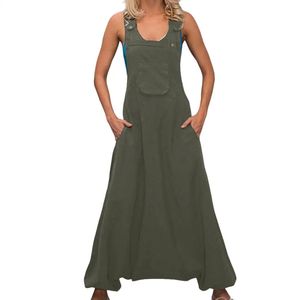 Femmes <span class=keywords><strong>grande</strong></span> <span class=keywords><strong>taille</strong></span> S-5XL ample Style Hip Hop <span class=keywords><strong>combinaison</strong></span> <span class=keywords><strong>pantalon</strong></span> à jambes larges poches sans manches bavoir Fitness <span class=keywords><strong>combinaison</strong></span> <span class=keywords><strong>pantalon</strong></span> siamois - Product Image 5