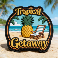Parches de PVC de Goma Suave Lavables, Moldeados en 3D, Personalizados, con Gancho y Bucle, para Coser, con Diseños de Flores, Corazones, Alfabeto y Lentejuelas para Sombreros, Fabricante OEM, Diseño Gratuito
