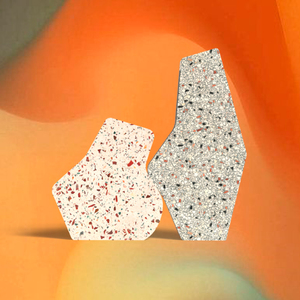 Vases Eclat Ve4 + Ve1 + Ve3 + Ve5 Vase À Fleurs Salon Décor Pot 3D Texture Jardinière Irrégulière Vase Poli - Product Image 5