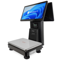 Balance tactile RN-C POS avec imprimante intégrée 58 mm/80 mm, écran tactile capacitif 16 pouces, système d'exploitation Windows 7/10, Wi-Fi 6