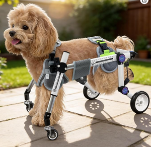 Silla de Ruedas Ajustable de Alta Calidad para <span class=keywords><strong>Perros</strong></span>, Vehículo de Asistencia para Discapacitados, Recuperación de Extremidades Traseras, Marca LIZE, 2 y 4 Ruedas - Product Image 6