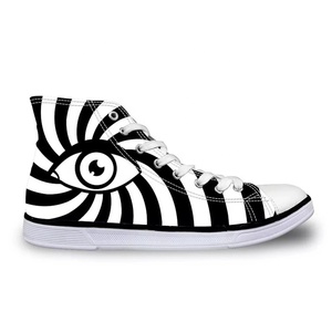 logotipo personalizado deporte de los hombres zapatillas de deporte blanco estrella casuales de las mujeres zapatos de lona - Product Image 2