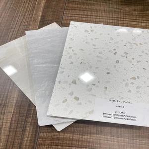 Revêtement mural en PVC pour salle de bain, 1m x 2,4m, effet marbre, imperméable, panneaux muraux en PVC pour <span class=keywords><strong>douche</strong></span>, Royaume-Uni - Product Image 1