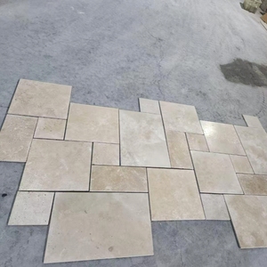 Prix d'usine – Carreaux de pierre calcaire beige modernes, classiques, motif <span class=keywords><strong>Versailles</strong></span> ou français, pour projets de pavage extérieur - Product Image 3