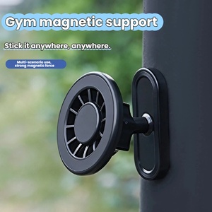 Support magnétique de téléphone en gros pour la gym, compatible <span class=keywords><strong>Samsung</strong></span> et iPhone, support mobile réglable pour accessoires de fitness - Product Image 2