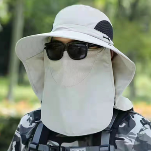 DFC05 Gorra de Protección Solar para Viajes al Aire Libre, Nueva Gorra Desmontable con Protección Solar, Sombrero de Pescador para Montañismo de Verano, Protección UV para Exteriores - Product Image 3
