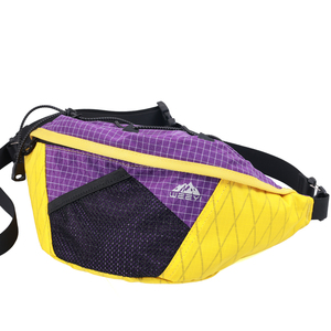 Sac banane léger bicolore, sac de taille avec poche en filet pour les voyages et la randonnée en extérieur - Product Image 2