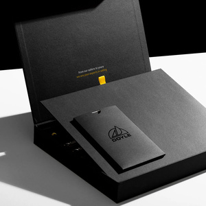 Matte <strong>Black</strong> Gift <strong>Box</strong> Custom Magnetic Book Shape Rigid <strong>Box</strong> With EVA Foam Insert - Product Image 5