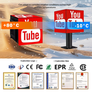 Pantalla LED Cuadrada Mágica para Publicidad OEM ODM, Letrero LED con Logotipo HD de 5 Caras, Pantalla LED Tipo Cubo de Rubik para Interiores y Exteriores - Product Image 4