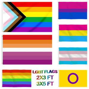 Bandera del Orgullo Gay LGBT de Arcoíris de 3x5 pies, Impresión por Serigrafía, LGBTQ, Lesbiana, Homosexual, Bisexual, Pansexualidad, Transgénero, al por Mayor - Product Image 2