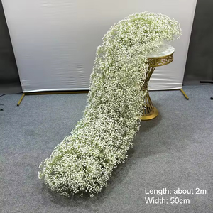 Fleurs artificielles en soie filée réalistes faites à la main, fleurs mélangées, longue durée, toucher naturel, décoration de <span class=keywords><strong>table</strong></span>/mur pour <span class=keywords><strong>mariage</strong></span>, Noël - Product Image 4