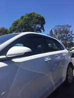 Mosmosun — visière de fenêtre pour HYUNDAI I30 2016 à 2022, pare-Vent, protection contre la pluie