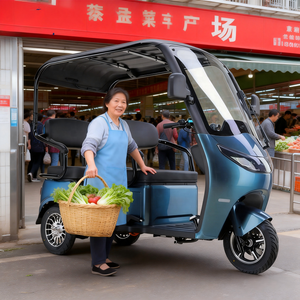 EEC 72V 1800W Scooter électrique Tricycle de chariot de golf à <span class=keywords><strong>3</strong></span> <span class=keywords><strong>roues</strong></span> pour adultes Type de corps fermé - Product Image 1