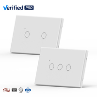 Interruptor de Luz Inteligente Estándar Australiano IGOTO, Interruptor de Pared Táctil WiFi, Proveedor Mayorista de Fábrica OEM