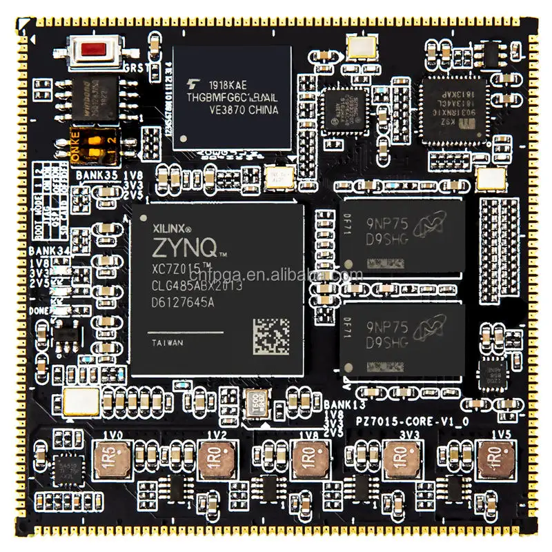 PuZhi PZ7015-SoM Xilinx SoC ZYNQ 7000 XC7Z015 Industrial Grade System on Module Stamp Hole 7015 FPGA Core Board