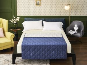 חומר טבע 100% שמיכה כותנה אורגנית משקל רב תכליתית עור ידידותי לעור קירור - Product Image 5