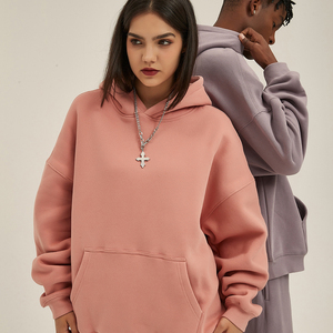 Sweat à capuche streetwear à épaules tombantes avec logo personnalisé DTG et impression numérique pour homme - Product Image 4