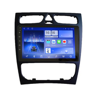 Radio Mobil untuk Benz C Class 2002-2004 2Din Android Autoradio Stereo Mobil DVD GPS Navigasi Player Multimedia Android Auto Carplay