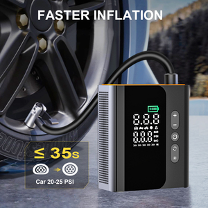 Pompa Ban Digital Baru dengan Monitor Tekanan dan Lampu Darurat untuk Mobil, Sepeda, Bola, 150PSI, Kompresor Ban Portabel - Product Image 3
