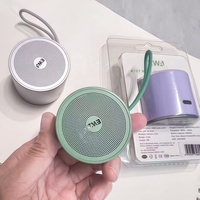 Speaker EWA A127 BT Asli Speaker Nirkabel Mini Portabel Casing Logam Pengeras Suara Stereo Surround 3D untuk Perjalanan Luar Ruangan