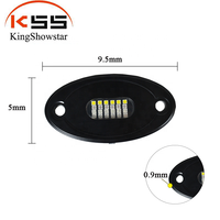 KINGSHOW Éclairage LED RGBW universel à 8 modules, contrôlé par application, étanche IP68, 36W, pour véhicules tout-terrain