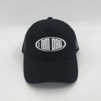 Gorra trasera de malla con logotipo bordado personalizado, gorra de camionero para hombre con logotipo bordado personalizado, gorra de béisbol de algodón con etiqueta privada de 5 paneles