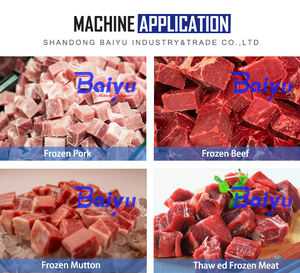 Machine de découpe automatique de viande congelée Baiyu à haute efficacité <span class=keywords><strong>pour</strong></span> la transformation de cubes de viande et de légumes - Product Image 4