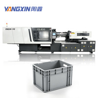 Yangxin Horizontale Servo Industriële Hoge-snelheid Hydraulische Elektrische Spuitgietmachine voor Plastic Fruitkratten, 850 Ton