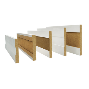 Rodapié de MDF Moderno Impermeable, Blanco Imprimado con Gesso, Económico - Product Image 3