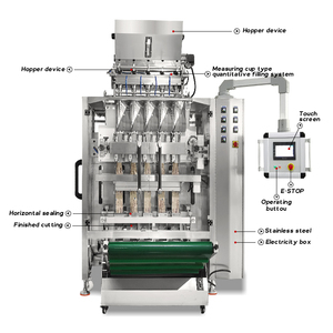 Máquina Empacadora Automática de Múltiples Carriles para Café en Polvo, Sal, Té y Azúcar en Sobres de 5g, la Más Vendida de Fábrica - Product Image 3