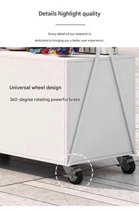 <span class=keywords><strong>Chariot</strong></span> alimentaire robuste en acier pour événements commerciaux, stands promotionnels, centres commerciaux et marchés de parcs - Product Image 2