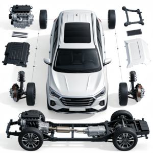 Piezas de Automóvil al por Mayor: Luz de Techo, Faro Delantero, Caja Lateral, Amortiguadores de Motor, Filtros, Guardabarros para Jetour X70 X70plus X90 X90plus - Product Image 2