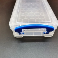 Boîte carrée en plastique transparente Boîte de rangement en plastique
